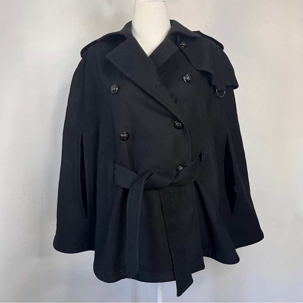 Banana Republic Black Cape Jacket